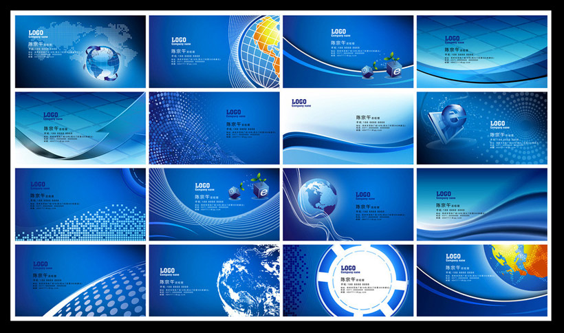 藍(lán)色科技背景名片設(shè)計PSD素材 - 愛圖網(wǎng)設(shè)計圖片素材下載